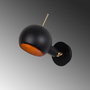 Opviq Sivani - MR-660 Lámpara de pared negra y cobre
